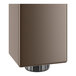 A brown box with a black lid on a white background.