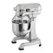 A Main Street Equipment stand mixer with a stainless steel bowl.