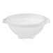 A white plastic Giganplast colander with handles.