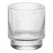 An Acopa Lore rocks glass with a thin rim on a white background.