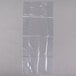 A close-up of a clear plastic LK Packaging food bag.