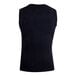 A Henry Segal black sweater vest with a white background.