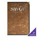 A H. Risch, Inc. Fools Gold metallic menu cover with 10 views.