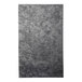 A close-up of a brushed metallic steel menu cover.