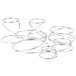 A set of American Metalcraft stainless steel display risers.