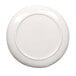 A white Elite Global Solutions Maya melamine plate with a white rim.