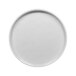 An Elite Global Solutions Maya white melamine plate with a round rim.