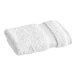 A 1888 Mills white terry washcloth.
