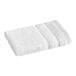 A close-up of a white Naked Terry washcloth.