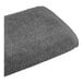A close up of a grey 1888 Mills Millennium hand towel.