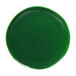 A green Elite Global Solutions Maya melamine plate.