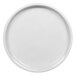 A white Elite Global Solutions melamine plate with a white border.