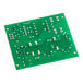 A green circuit module for a Lavex auto scrubber with many electronic components.