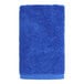 A blue 1888 Mills hand towel on a white background.