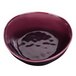 A purple Elite Global Solutions melamine bowl with a dark rim.