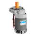 A grey Lavex Brush Motor with yellow and orange connections.