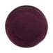A purple Elite Global Solutions melamine plate with a reactive glaze finish.