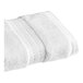 A folded white 1888 Mills Oasis terry hand towel.