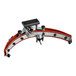 A metal Lavex squeegee assembly with red and black rubber parts.