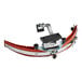 A metal and red Lavex squeegee assembly with black and silver parts.