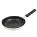 A Carlisle black aluminum frying pan with a black Dura-Kool handle.