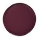 A dark purple Elite Global Solutions Maya melamine plate with a white border.