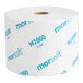 A Morcon Morsoft 1-ply toilet paper roll with 2,000 sheets.