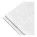 A close-up of a folded white 1888 Mills Dependability pillowcase
