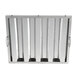Regency 16 inch x 20 inch x 2 inch Stainless Steel Hood Filter