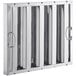 A Steelton stainless steel hood filter with four doors.