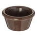A brown Carlisle ramekin.