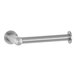 A stainless steel Bobrick Fino toilet paper holder with a satin finish and round base.