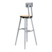 A National Public Seating Titan lab stool with a wood and metal seat.