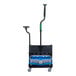 A Unger OmniClean dual bucket floor cleaning kit with black and blue toolboxes and a blue handle.