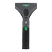 A close-up of a black and green Unger ErgoTec Ninja squeegee handle.