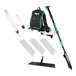 An Unger black and green floor finishing kit with a straight pole and mop tools.