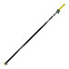 An Unger nLite HiFlo Gen 1 2-section carbon extension pole with black and yellow sections and a handle.