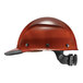 A Lift Safety Dax hard hat with a cap brim.