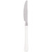 A WNA Comet plastic knife with a silver blade and ivory handle.