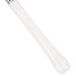 A white plastic knife with a silver tip.