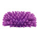 A close-up of a Carlisle Sparta purple brush with polyester bristles and a handle.