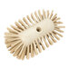 A circular tan Carlisle Sparta brush with polyester bristles.