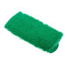 A green Carlisle Sparta Flo-Thru vehicle and wall cleaning brush.