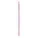 A pink threaded fiberglass handle.