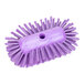 A purple Carlisle Sparta kettle brush with long bristles.