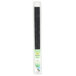 A black plastic stick with black and green packaging and white text.
