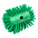 A green Carlisle Sparta tank & kettle brush with bristles.