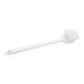 A Carlisle Sparta white plastic pot scrub brush with a handle.
