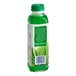A close-up of a case of Goya Original Aloe Vera Drink bottles with a green label.