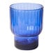 A Sophistiplate cobalt blue plastic tumbler.